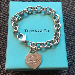 Tiffany & Co. Heart Tag Charm Bracelet